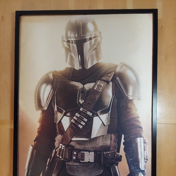 Mandalorian silk canvas Fabric Poster (36" x 24") - Picture 2 of 3